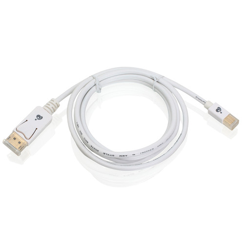 IOGEAR Mini DisplayPort to DisplayPort 1.2 Cable (White, 6')