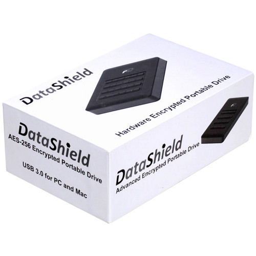 Fantom DataShield 256-bit AES Hardware Encrypted Portable USB 3.1 Gen 1 External Hard Drive (1TB)