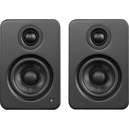 Kanto Living YU2 Powered Desktop Speakers (Matte Black, Pair)