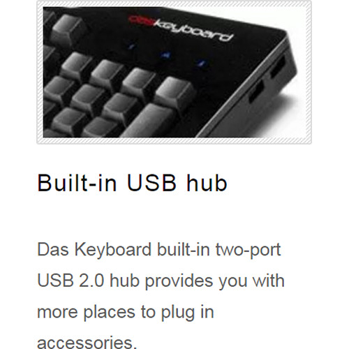 Das Keyboard Model S Professional for Mac Mechanical Keyboard (Cherry MX Blue Switches)