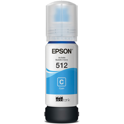 Epson T512 Cyan EcoTank Ink Bottle (70mL)
