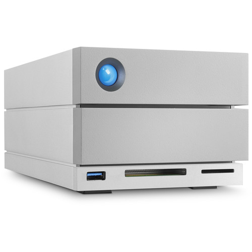 LaCie 8TB 2big Dock 2-Bay RAID Array Thunderbolt 3