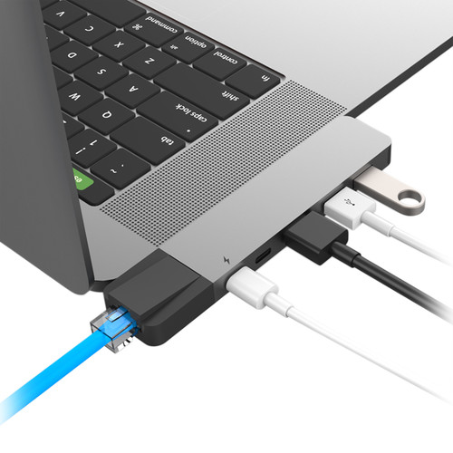 HYPER HyperDrive NET 6-in-2 Hub (Space Gray)