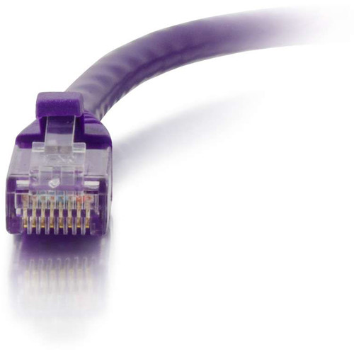 C2G RJ45 Male to RJ45 Male Cat 6 Snagless Patch Cable (6', Purple)