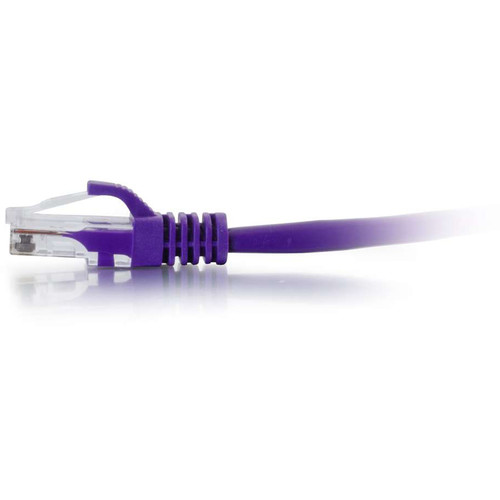 C2G RJ45 Male to RJ45 Male Cat 6 Snagless Patch Cable (6', Purple)