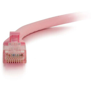C2G RJ45 Male to RJ45 Male Cat 6 Snagless Patch Cable (3', Pink)