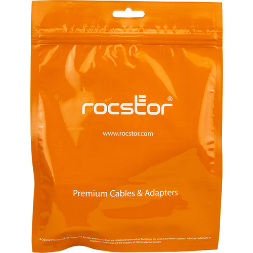 Rocstor Rocpro Mini DisplayPort Male to HDMI Male Cable (10', Black)