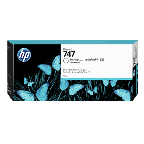 HP 747 DesignJet Gloss Enhancer Ink Cartridge (300mL)