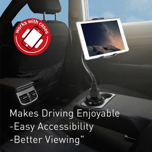Macally Car Cup Tablet Mount Pro (1')