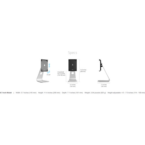 Rain Design mStand Tablet Pro for 9.7 to 11