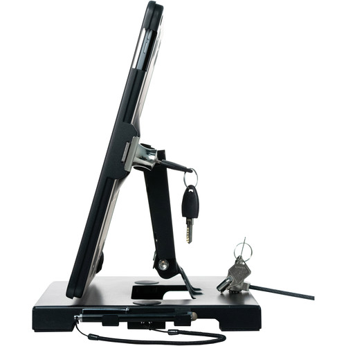 CTA Digital Flat-Folding Tabletop Security Stand for Apple iPad (5th- and 6th Gen), 9.7