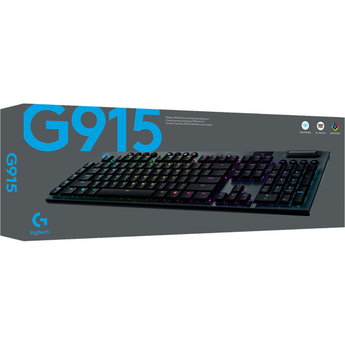 Logitech G G915 LIGHTSPEED Wireless RGB Mechanical Gaming Keyboard (GL Tactile)