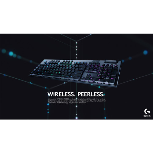 Logitech G G915 LIGHTSPEED Wireless RGB Mechanical Gaming Keyboard (GL Tactile)