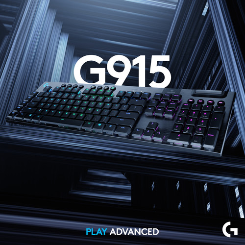 Logitech G G915 LIGHTSPEED Wireless RGB Mechanical Gaming Keyboard (GL Tactile)