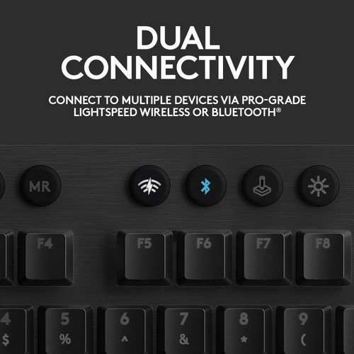 Logitech G G915 LIGHTSPEED Wireless RGB Mechanical Gaming Keyboard (GL Tactile)