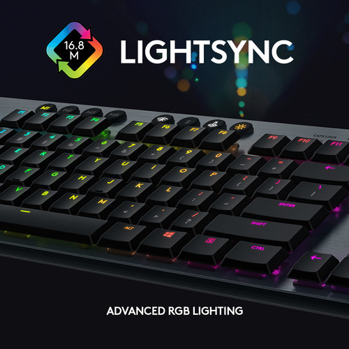 Logitech G G915 LIGHTSPEED Wireless RGB Mechanical Gaming Keyboard (GL Tactile)