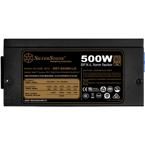 SilverStone 500W 80 Plus Gold Modular SFX-L Power Supply