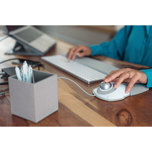 Kensington Orbit Trackball with Scroll Ring (White)