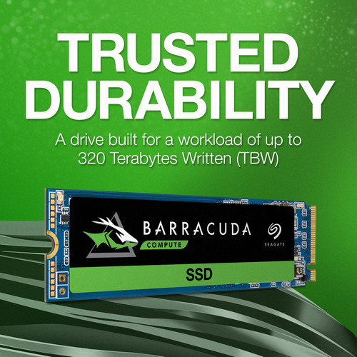 Seagate 500GB BarraCuda 510 M.2 PCIe NVMe Internal SSD