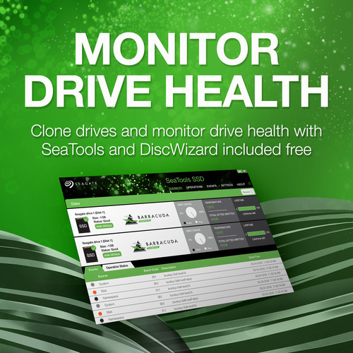 Seagate 500GB BarraCuda 510 M.2 PCIe NVMe Internal SSD