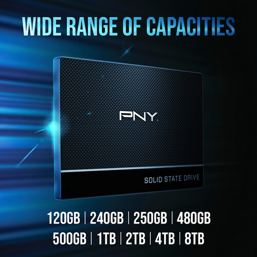 PNY Technologies 480GB CS900 SATA III 2.5