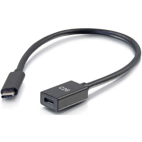 C2G 3' USB Type-C Male to Female Extension Cable (Black)