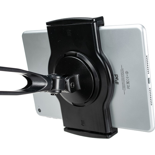 CTA Digital Quick-Connect Dual Tablet Mount with Height-Adjustable Arms