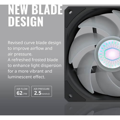 Cooler Master SickleFlow 120 LED Fan (Blue)