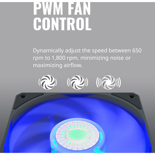 Cooler Master SickleFlow 120 LED Fan (Blue)