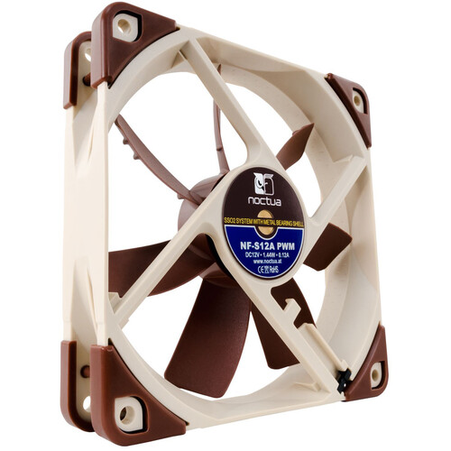 Noctua NF-S12A PWM 120mm Cooling Fan (Brown)