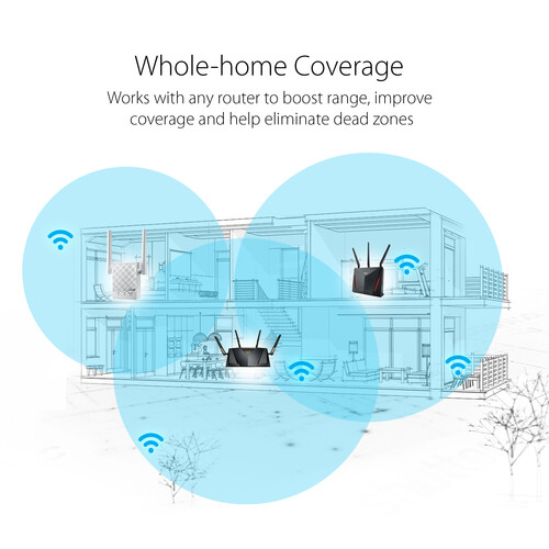 ASUS RP-AC51 AC750 Dual-Band Wireless Range Extender