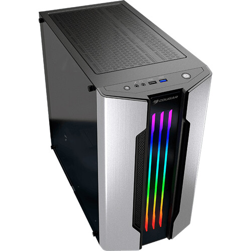 COUGAR Gemini M RGB Mini-Tower Case (Silver)