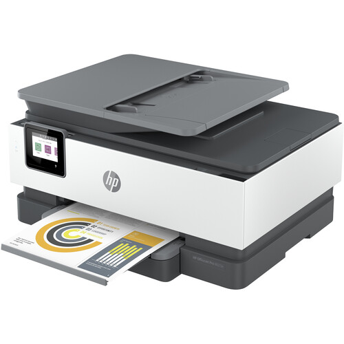 HP OfficeJet Pro 8025E All-in-One Thermal Inkjet Printer with 6 Months Free Ink Through HP+
