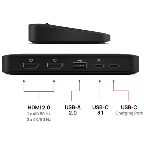 Brydge Stone Lite 5-Port USB Type-C Docking Station (Space Gray)