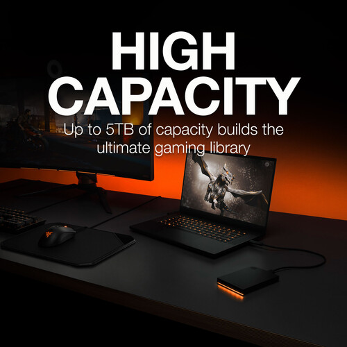 Seagate 2TB FireCuda Gaming USB 3.2 Gen 1 External Hard Drive