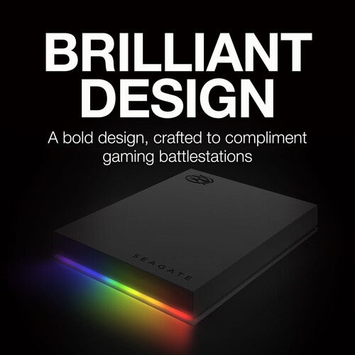 Seagate 2TB FireCuda Gaming USB 3.2 Gen 1 External Hard Drive