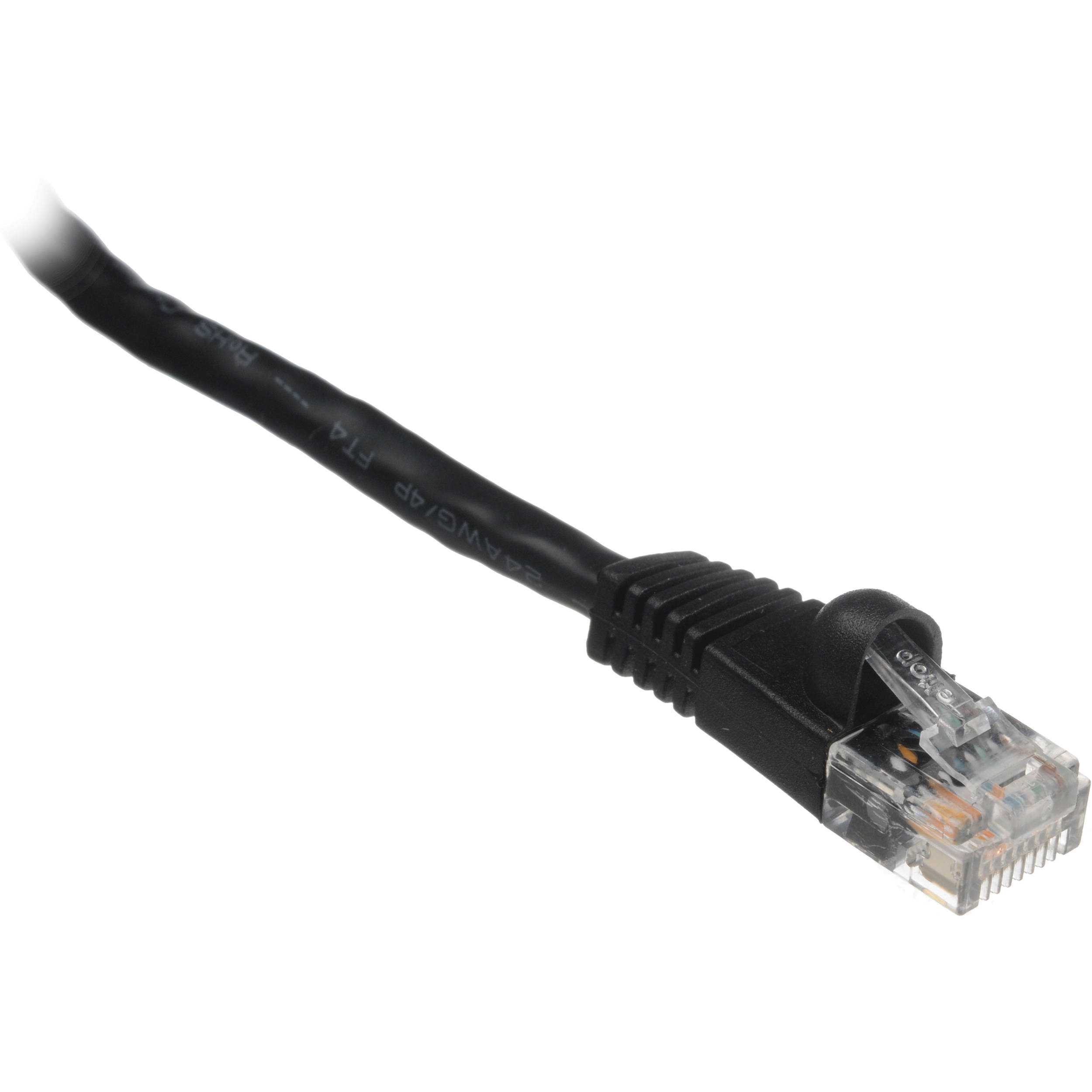 Comprehensive Cat5e 350 MHz Snagless Patch Cable (10', Black)