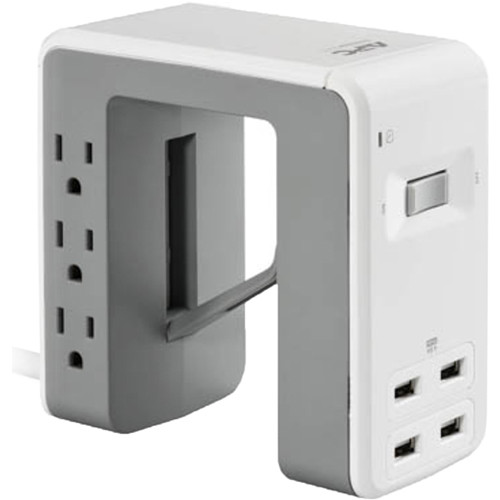 APC Essential SurgeArrest 6-Outlet Surge Protector with USB Ports (120V, White)