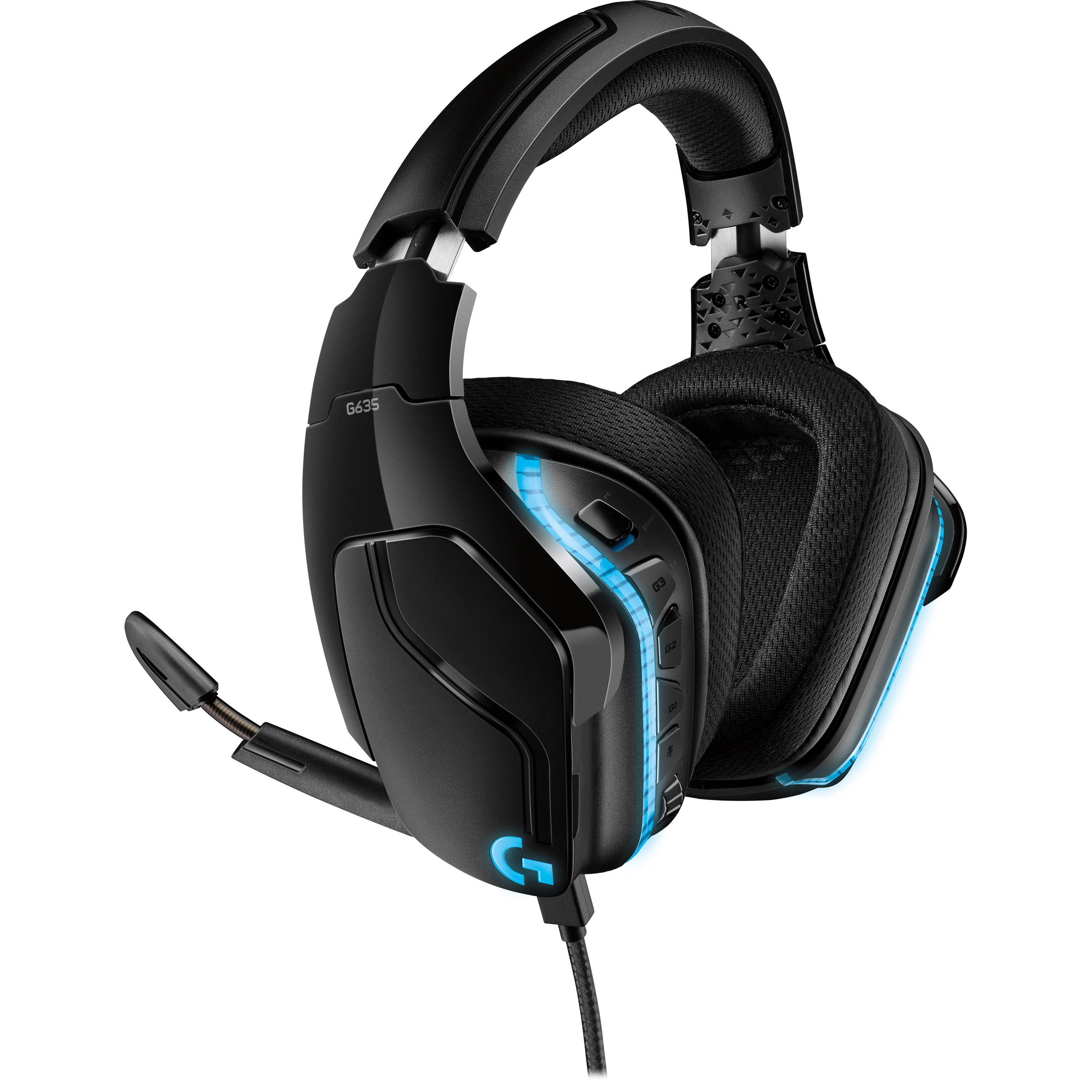 Logitech G G635 Virtual 7.1-Channel Surround Sound LIGHTSYNC Gaming Headset