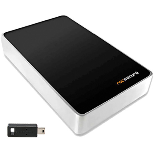 Rocstor 1TB Hawker HX USB 3.0, Encrypted Ruggedized Mobile Drive (Silver)